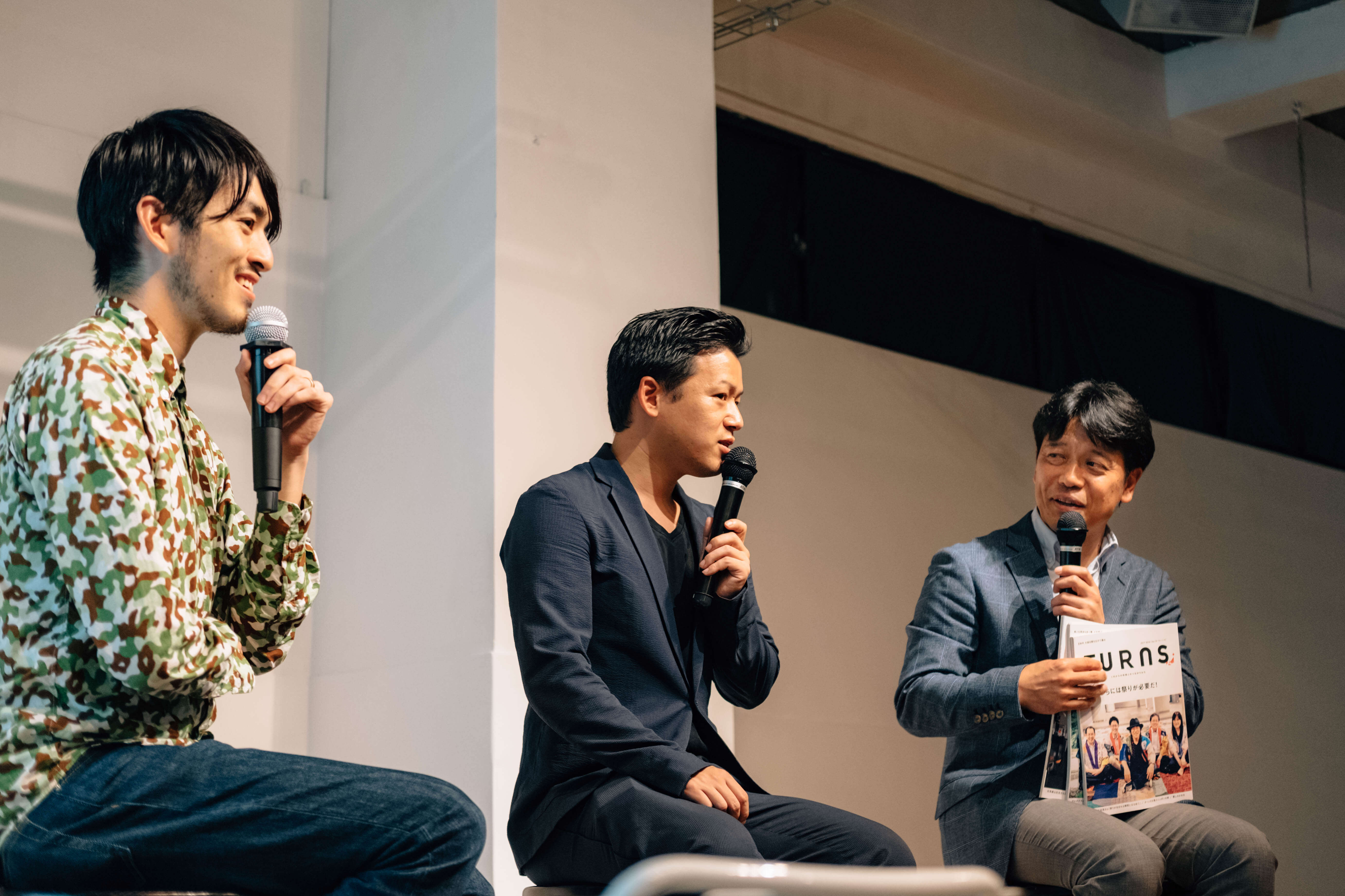 写真右:TURNS プロデューサー 堀口正裕氏