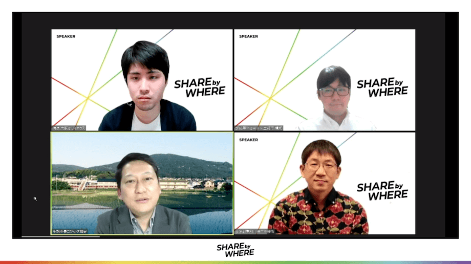 写真左上> 蒲原 大輔(Daisuke Kanbara) 株式会社サイボウズ / 2011年、品川区役所に入庁。約5年半、人事、産業振興の業務に従事。2016年にサイボウズ株式会社に転職。2018年には外部人材として鎌倉市役所の「働き方改革フェロー」として派遣。副業として2020年「地方公務員カタリスト」事業をスタート。